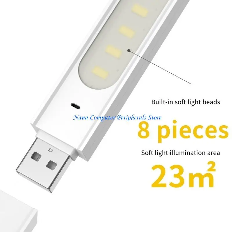 

F68C USB LED Night Light Mini Book Light LED Flexible Book Reading Light Flexible For Laptop PC Computer Notebook