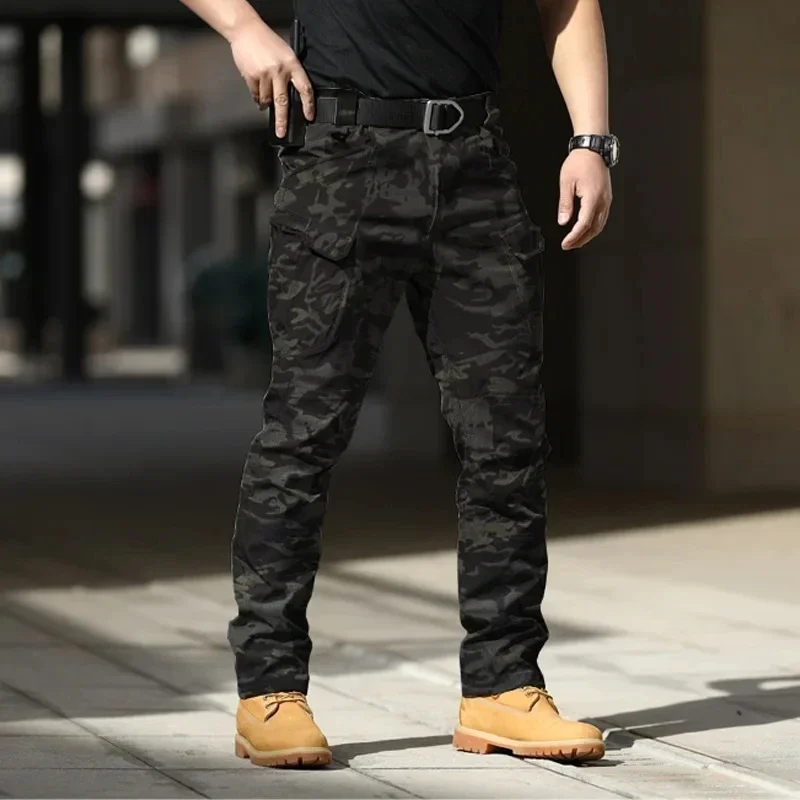 

Tactical Cargo Pants Men Combat Trousers Army Military Pants Multiple Pockets Working Hiking Casual Men's Trousers Plus Size 6XL