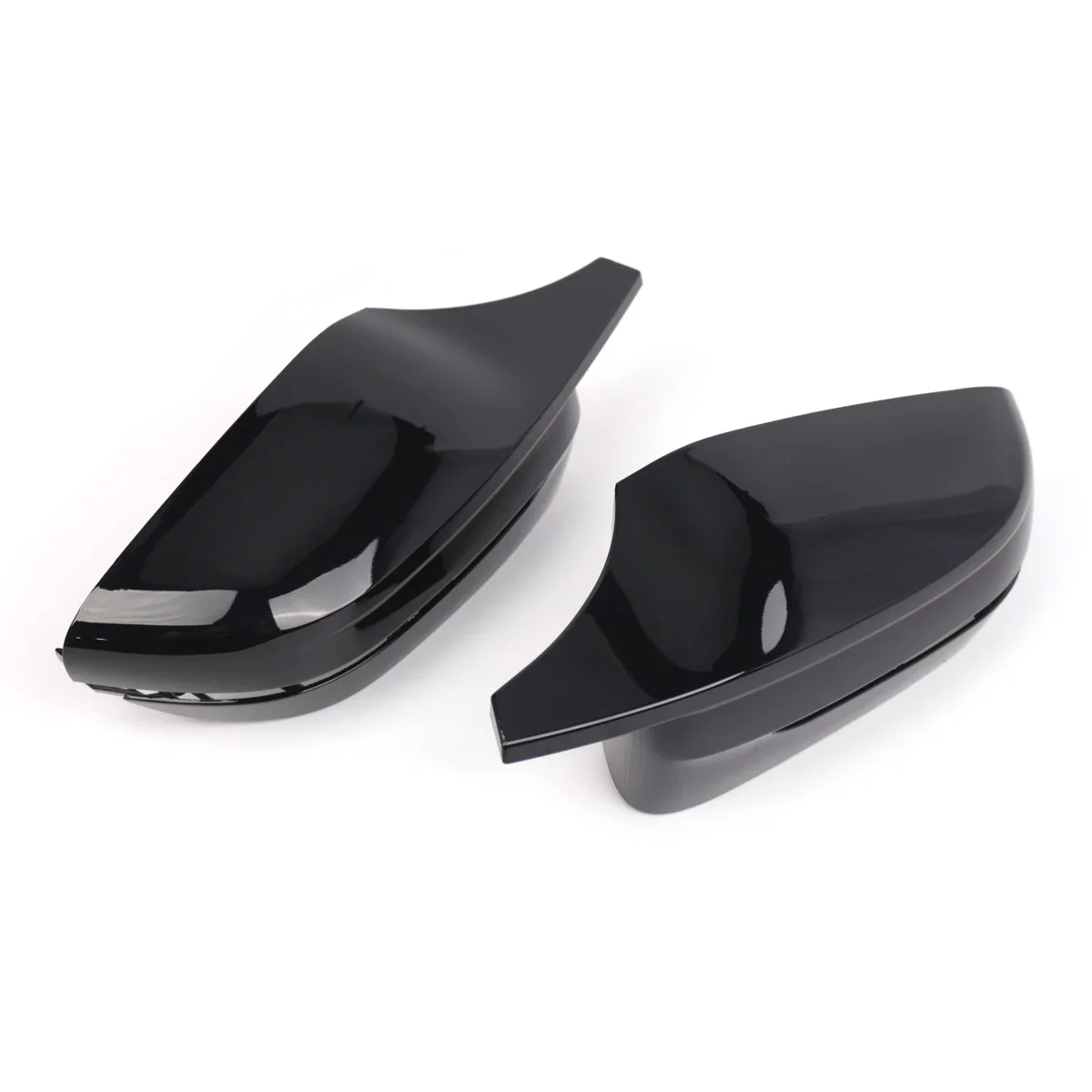 1 Pair Bright Black Side Wing Rearview Mirror Cover Caps For BMW 3 Series G30 G20 G11 G12 G15 2019-2022 51167422719 51167422720