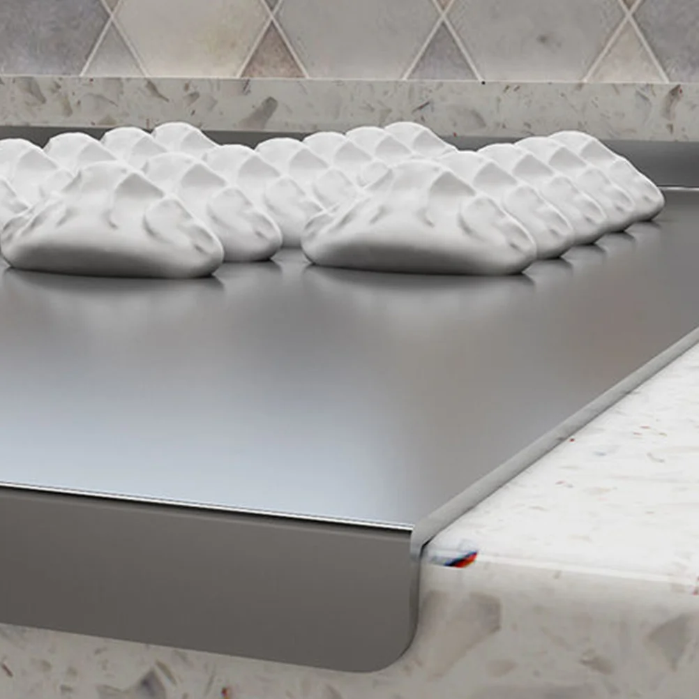 

Stainless Steel Food Grade Kitchen Cutting Board Non Slip Scratch Resistant Multipurpose Chopping Board for Fruit Meat
