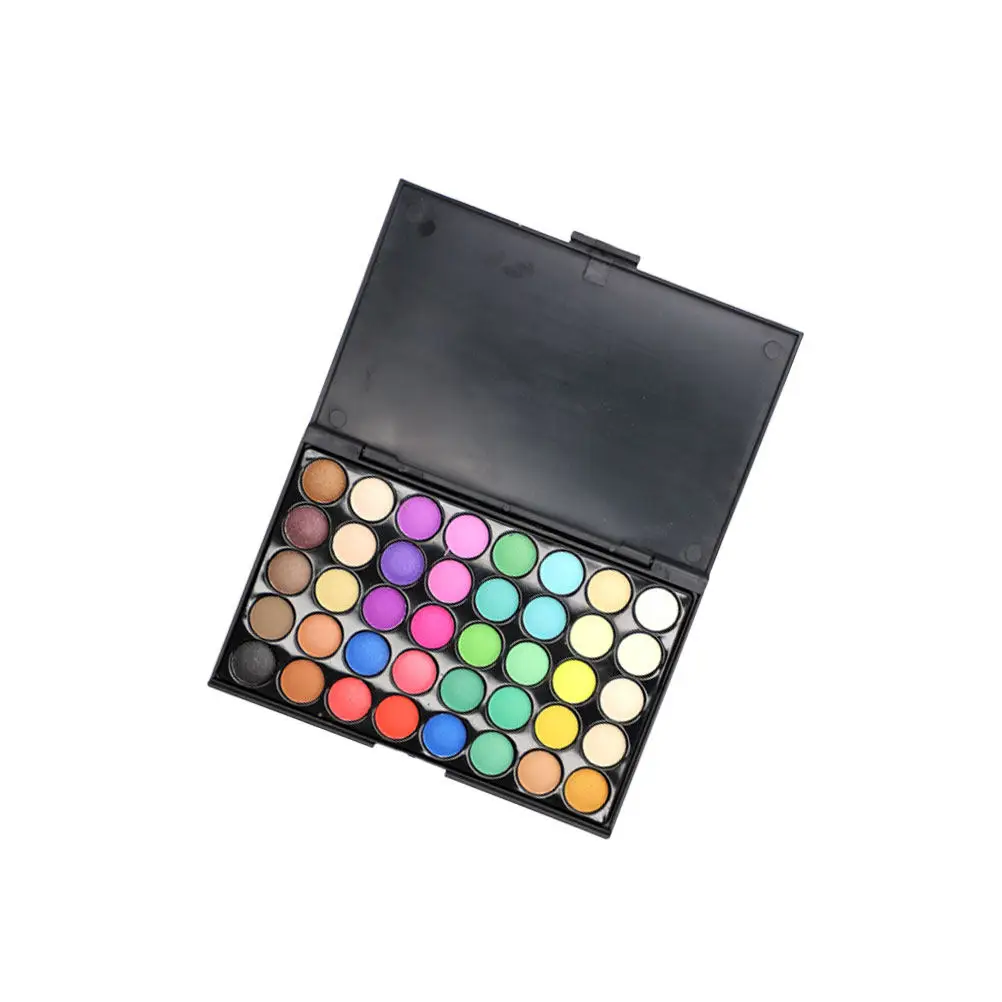 40 Colors Eye Shadow Palette Matte Pearly Smoky Professional Makeup Palette Suitable for Any Skin Tone Intense Pigmented