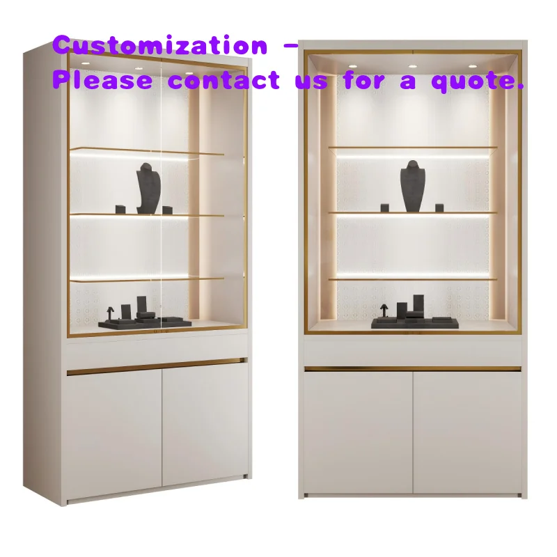 custom.Price Jewelry Cabinet Practical Jewellery Exhibition Furniture High-end Jewellery Shop Display Storage Cabinet