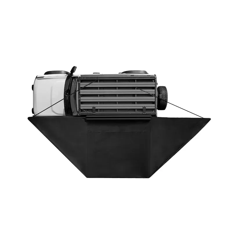 Adjustable Angle Car Side Awning Tent Easy Install Roof Rack Mount Sun Shelter Resistant Frame For All SUV Vehicles