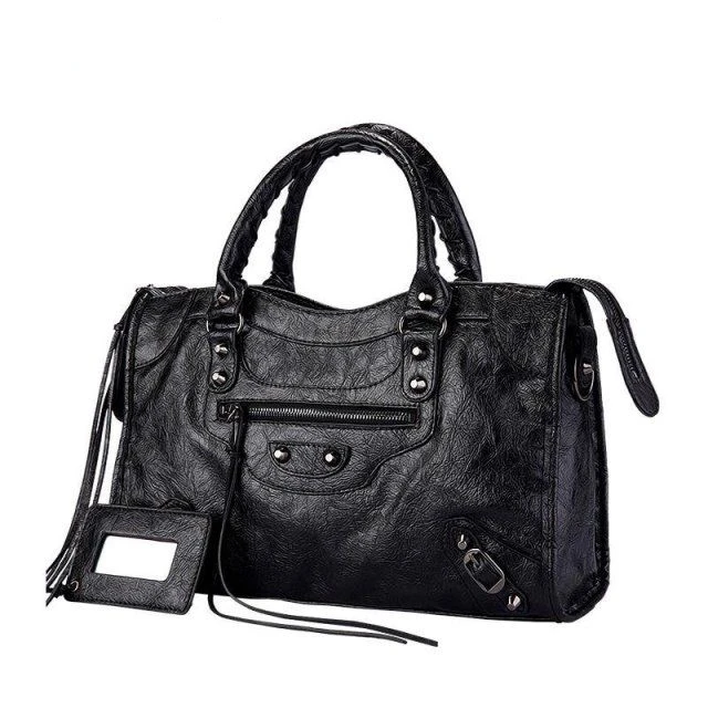 City Motorcycle Shoulder Bag Tote Bag for Women Luxury Designer 2025 Autumn and Winter handbag crossbody Large Capacity