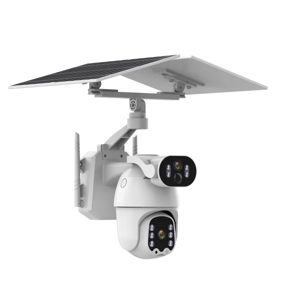 SZGOING 6MP لوحة طاقة شمسية PTZ قبة كاميرا IP مع رؤية ليلية 4G واي فاي الأمن اللاسلكية CCTV بطارية تعمل بالطاقة 360 في الهواء الطلق بطاقة Sim #4