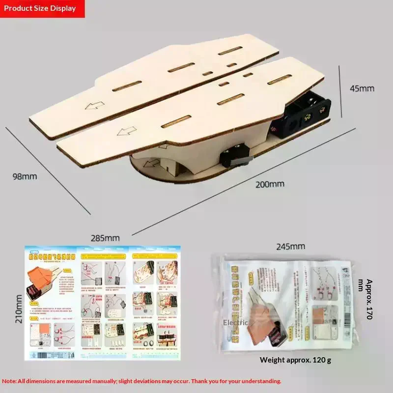 1 Set Science Experiment Teaching Tool DIY Aircraft Carrier Paper Airplane Launcher Toy Puzzle Parent Interactive Kit