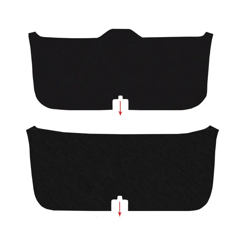 

For CHANGAN CS75 PLUS 2018-2025 Car PU Leather Mat Anti-kick Carbon Trunk Weather Dustproof Protection Tailgate Auto Sticker