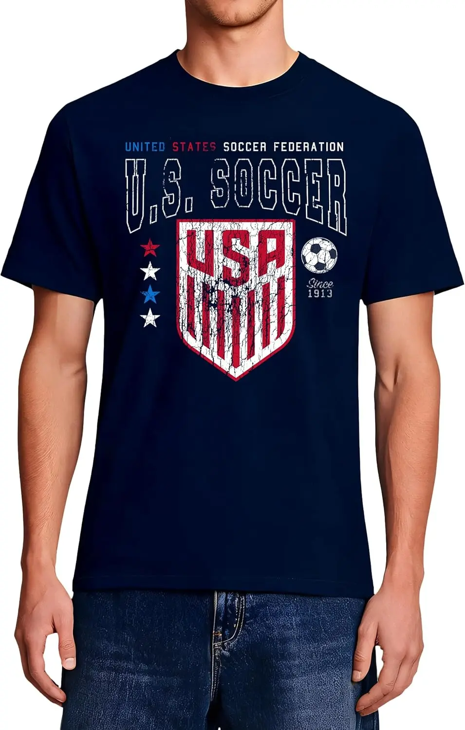 Icon Sports Officially Licensed US Soccer Federation  T-Shirt - Unisex Adult