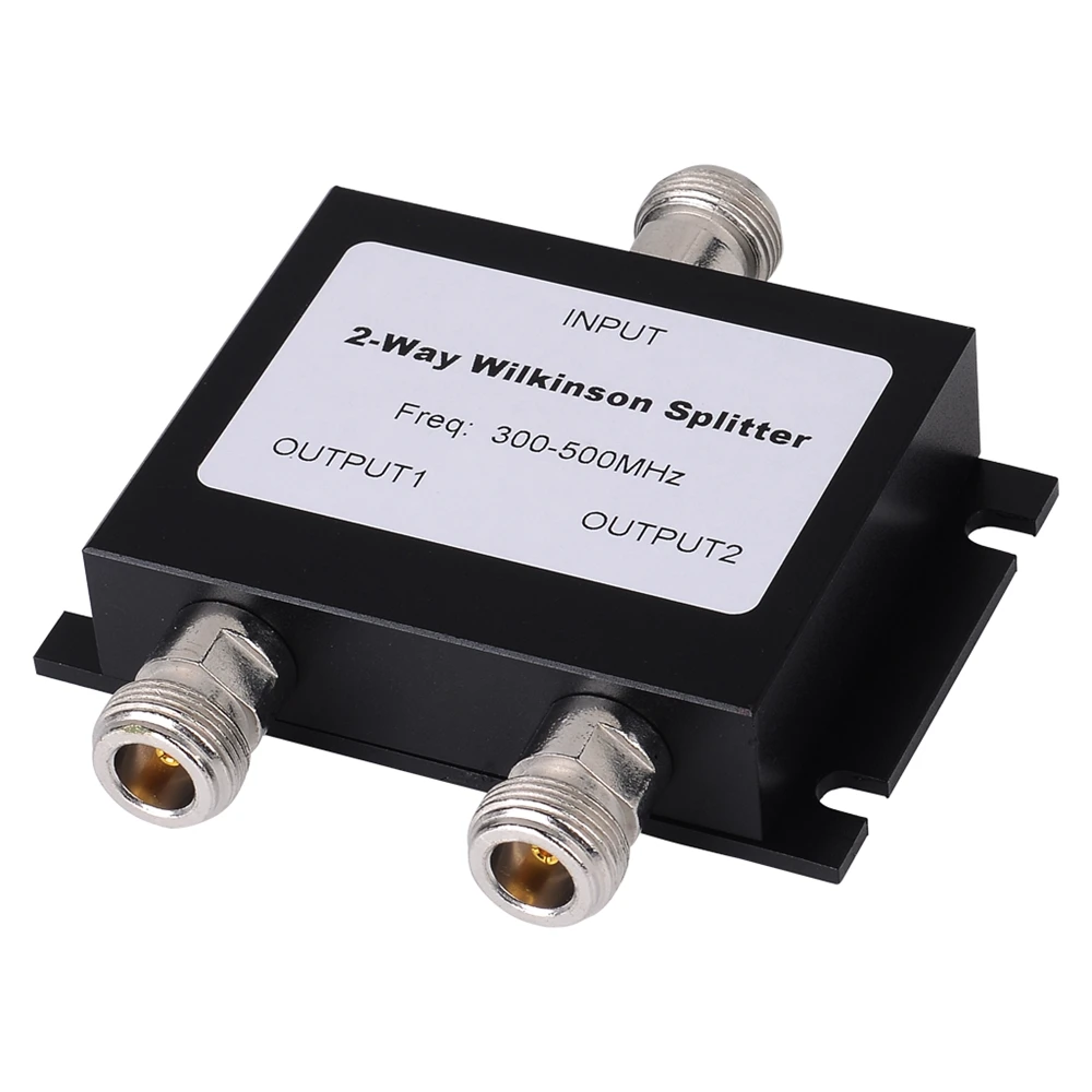 RF 동축 분배기, 1-3 웨이 전력 분배기, 300-500MHz 신호 부스터 분배기, N 암 50Ohm, 전력 분배기