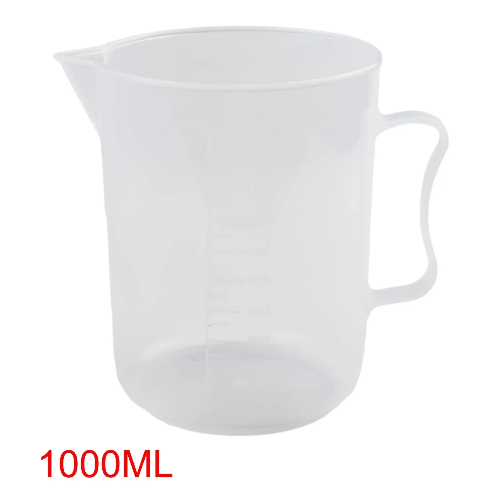 Measuring Jug Plastic Beaker Transparent Measuring Cup  Resistant Clear Scale And Fractional Value Make The Measurement