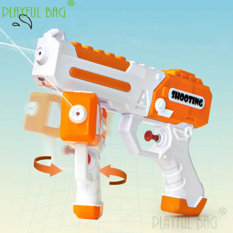 Outdoor Sports Two Water Gun Launch Kids Fun Shooting Toys Summer Beach Water Play Parent-child Interaction Swimming Pool TG44