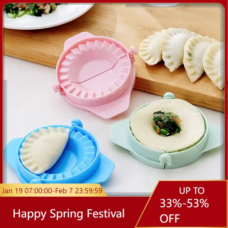 DIY Plastic Dumpling Mold Dough Press Gadgets For Cooking Dumplings Easily Ravioli Maker Jiaozi Maker Gadget Kichen Tools Set