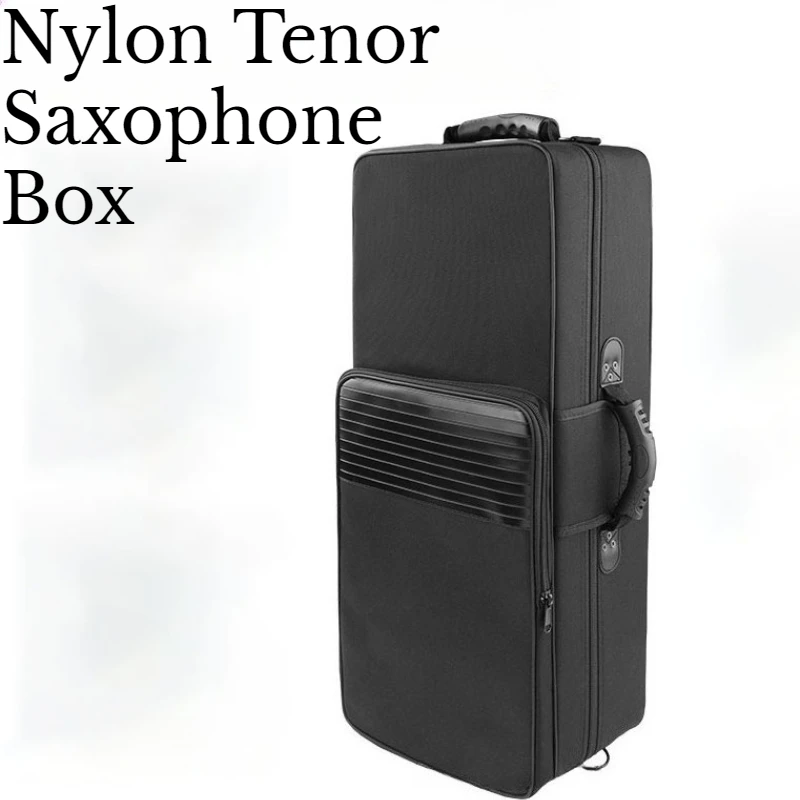 Nylon Tenor Saxophone Box Shockproof Durable Lightweight Shoulders Portable Alto Saxophone Case Musical Instrument Accessories