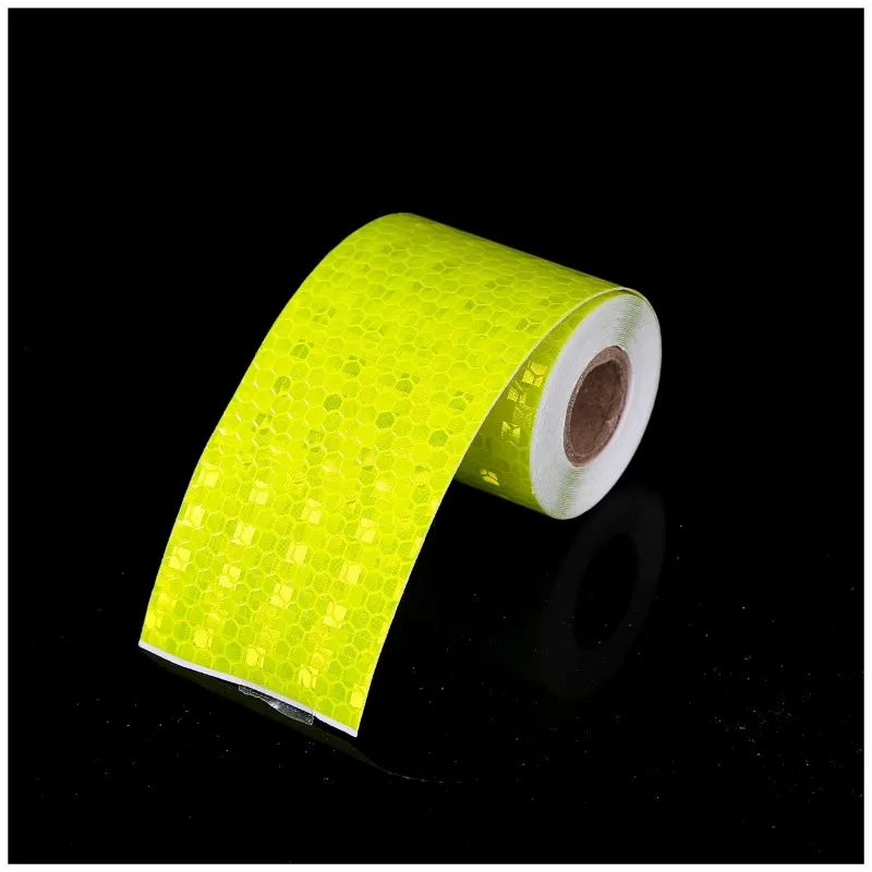 5cm*100cm Car Reflective Sticker Warning Safety Car Decoration Reflector Protective Strip Film Tape for Auto Motorcycle Sticker