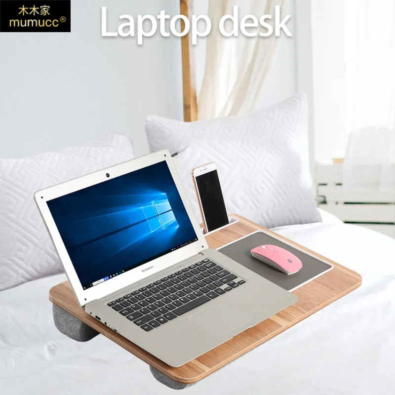 MUMUCC Laptop Desk Mat Lap Writing Desk Suitable for Up To 17.3 Inch Laptops Tablets Computer Desk Stand Multi-role Portable