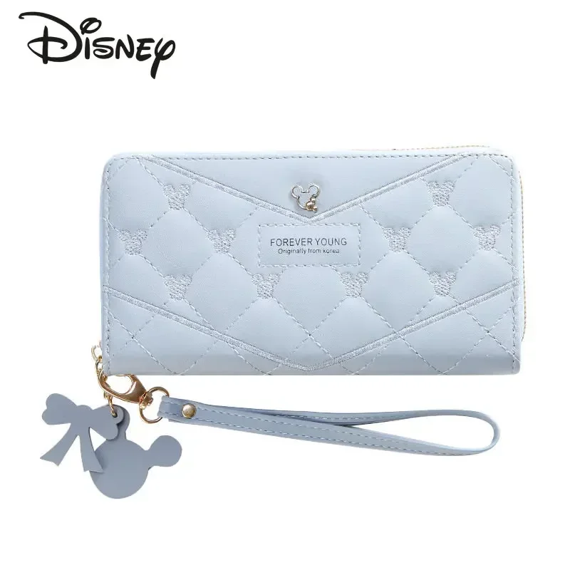 Disney Mickey Women\'s Wallet Fashion High Quality Simple Zipper Long Handbag Multi-functional Multi-card Storage Zero Wallet