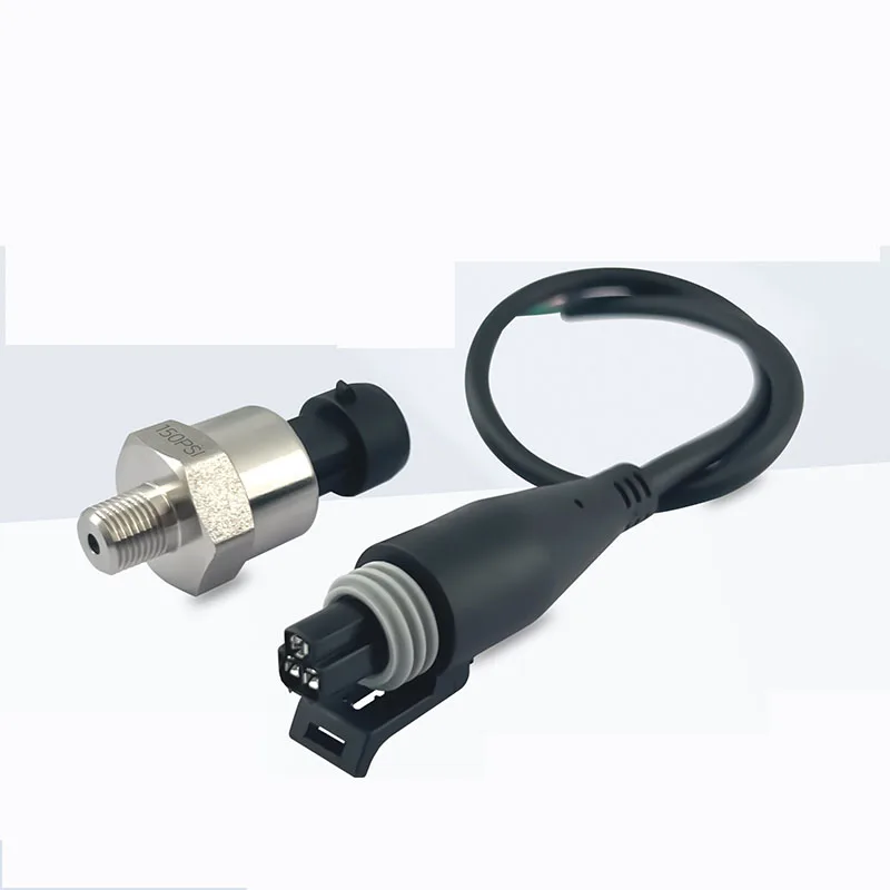 DC 5V 1/8NPT Stainless Steel Pressure Transducer Transmitter Sensor Oil Air Water 30/50/80/100/150/200/300/500/1000 psi