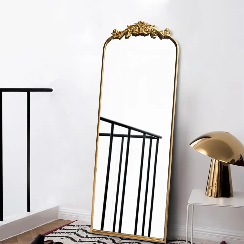 Gold Antique Arched Mirror 6