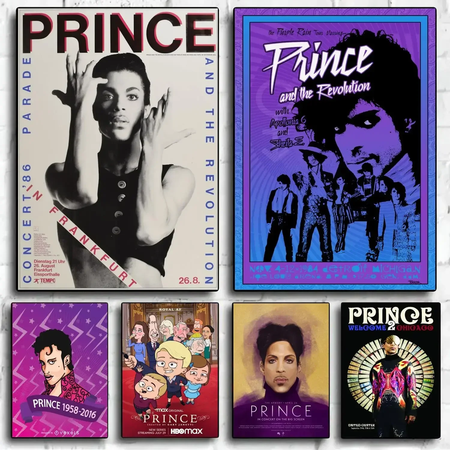 Póster del Príncipe, pintura en lienzo estético, imágenes artísticas de pared, decoración del hogar del Club, decoración de la habitación, regalos fanáticos