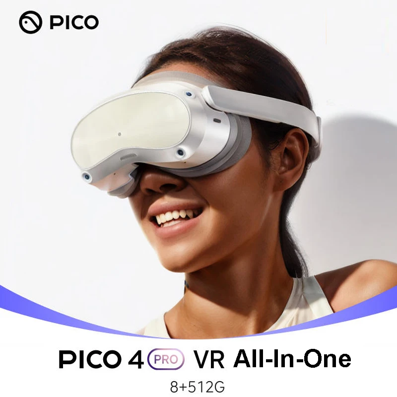 Pico 4 PRO VR Glasses All-in-One Virtual Reality 3D 2.56 inch Fast LCD Screen 105° FOV VR Headset Steam VR Metaverse Games