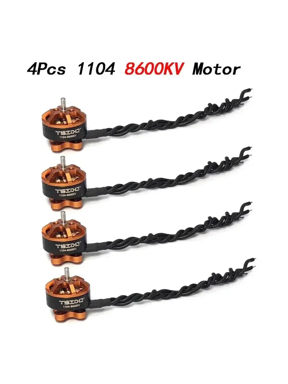 4 Stück 1 Stück YSIDO 1104 7500KV 8600KV Bürstenloser Motor für RC-Drohne 90-110mm FPV Racing Multirotor Quadcopter Alpha A75 Beta75X Crux3