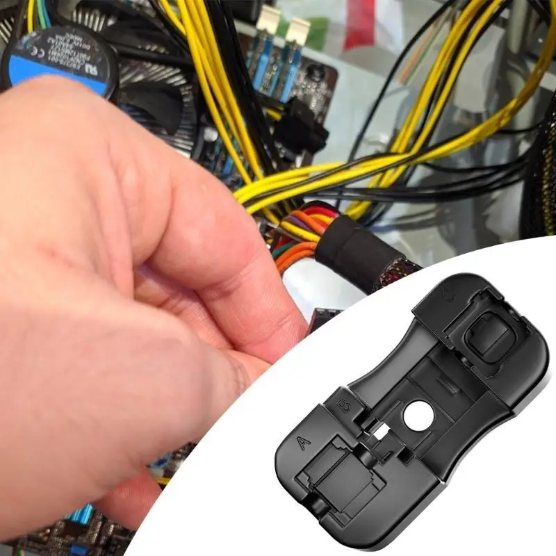 

31BA Keystone Jacks Down Stand Holder for Cat5/Cat5E/Cat6/Cat6A RJ11/RJ12