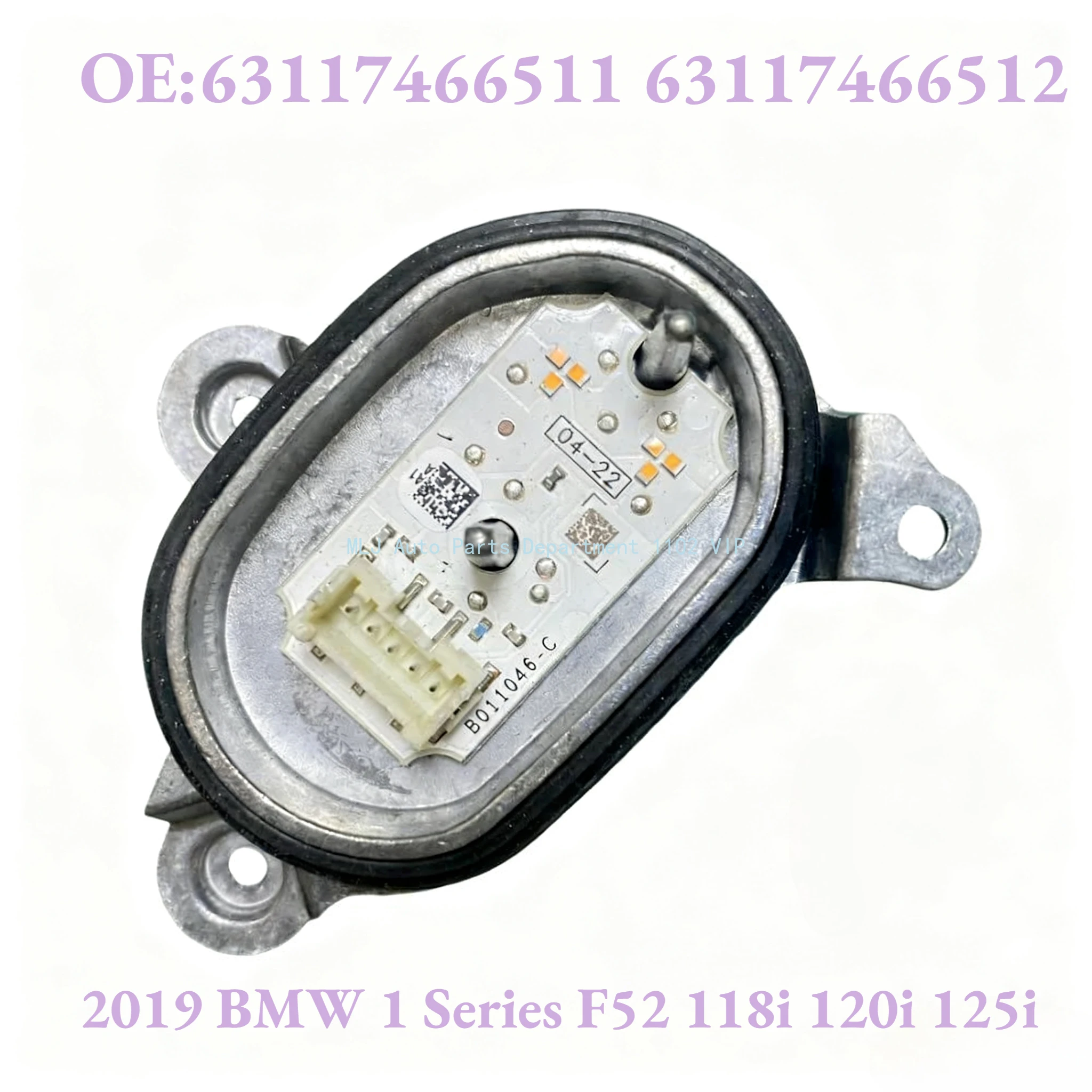 

OE 63117466511 63117466512 Turn Signal Module For 2019 BMW 1 Series F52 118i 120i 125i LED Headlight