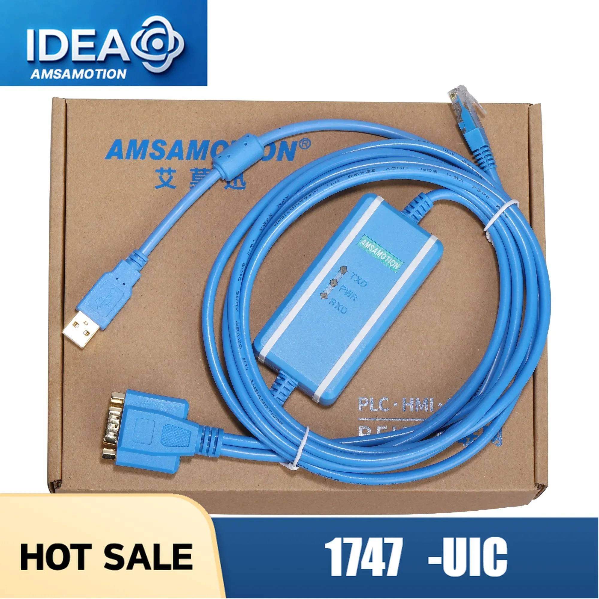 1747-PIC 1747-UIC USB-DH485 RS232/RS485 For Allen Bradley Micrologix 1000 SLC501 SLC500 Programming Cable