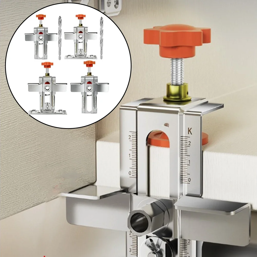 2026 New  Adjustable Stainless Steel Cabinet Door Installer For Floor And Wall Cabinet Mounting, Positioning, Fixing Aid Device