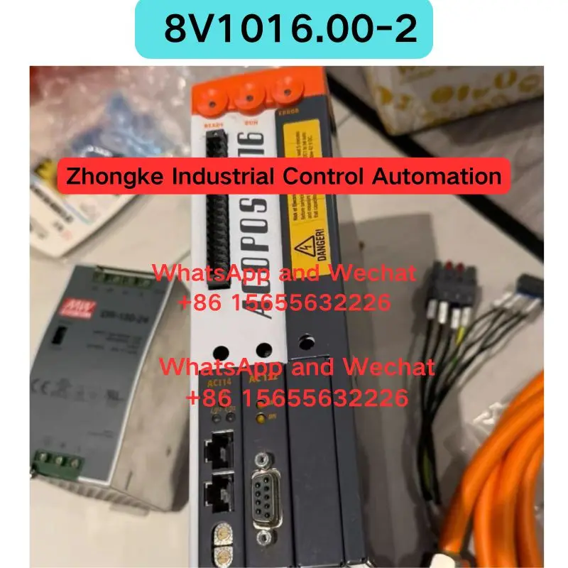Used OEM disassembled parts Servo driver 8V1016.00-2 Functional test OK Fast Shipping