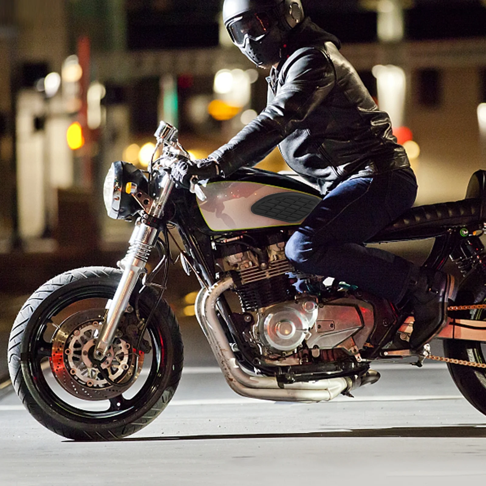 

Наклейка на топливный бак мотоцикла, 1 пара, противоскользящая, долговечная, с клейкой основой, стильное украшение для мотоциклов и велосипедов