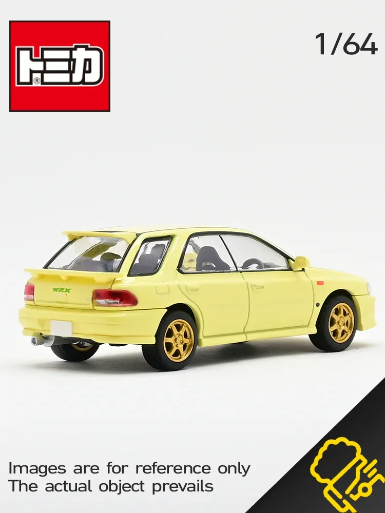 TOMICA TLV 1:64 LV-N274b Subaru WRX STI Blue, symulacja stopu statyczny model samochodu Tide, zabawka dla chłopca, świąteczny prezent urodzinowy.