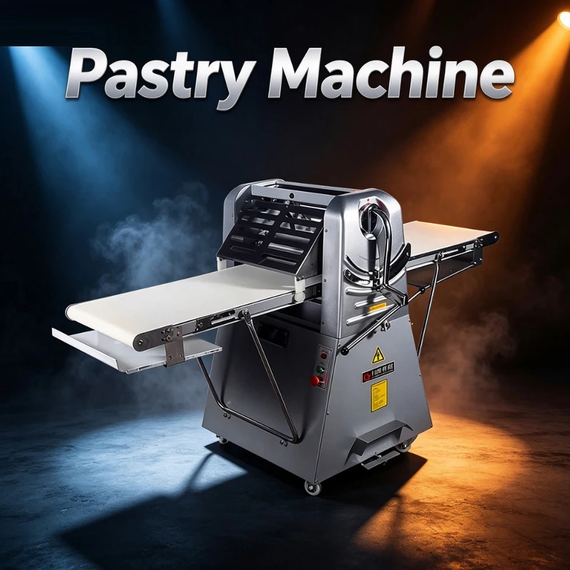 Commercial Stainless Steel Pizza Dough Sheeter Forming Machine Spring Roll Puff Pastry Making Machine