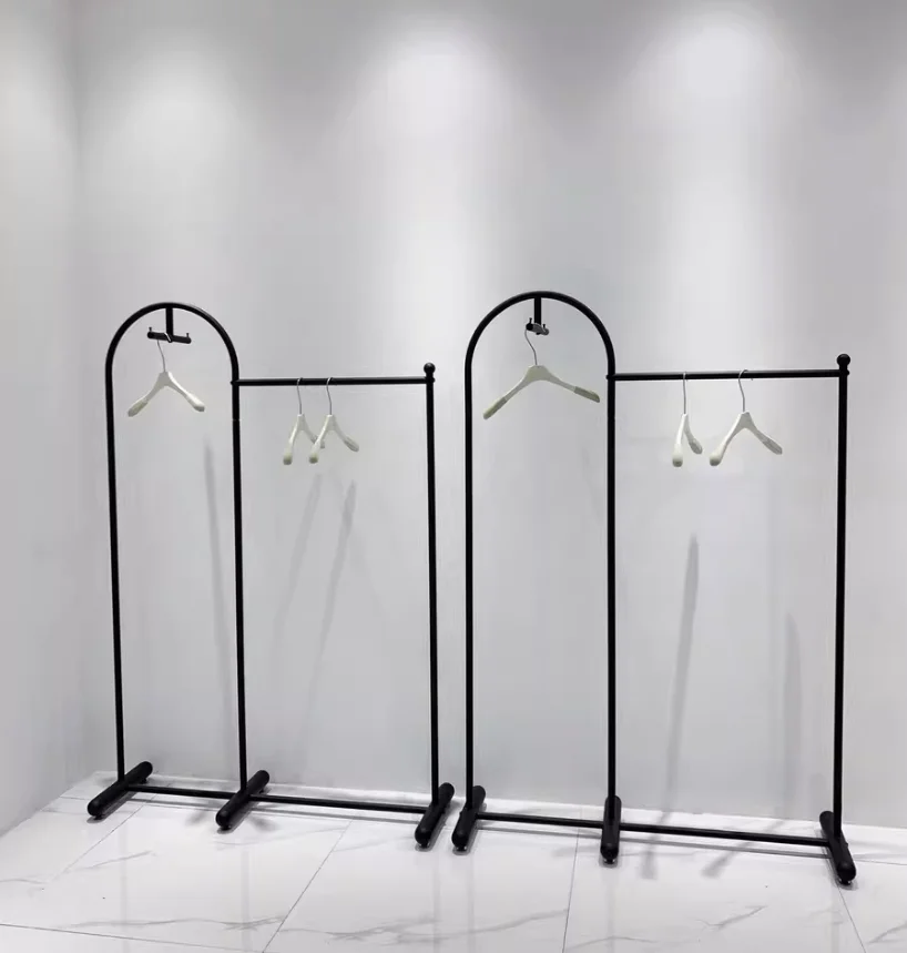 

AdvancedClothing Store Display Rack Floor-to-ceiling Women's Clothing Store Shelf Display Rack Clothes Side Hanging Shopping Mal