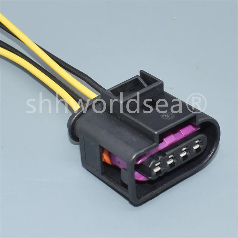 1PCS 4 Pin 3.5 series Female Automotive Electrical Wiring Connector 4D0 971 994 4D0971994 For VW Audi