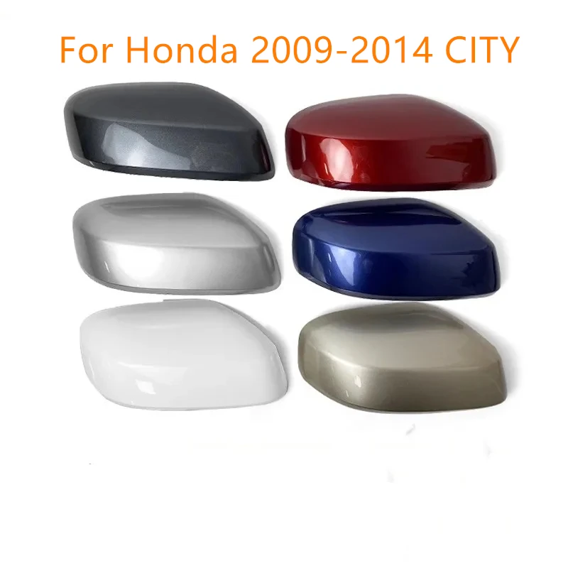 Reverse mirror housing For Honda CITY  2009-2014 Rearview Mirror Cover Lacquered Reversing Mirror Housing Without Lamp Type