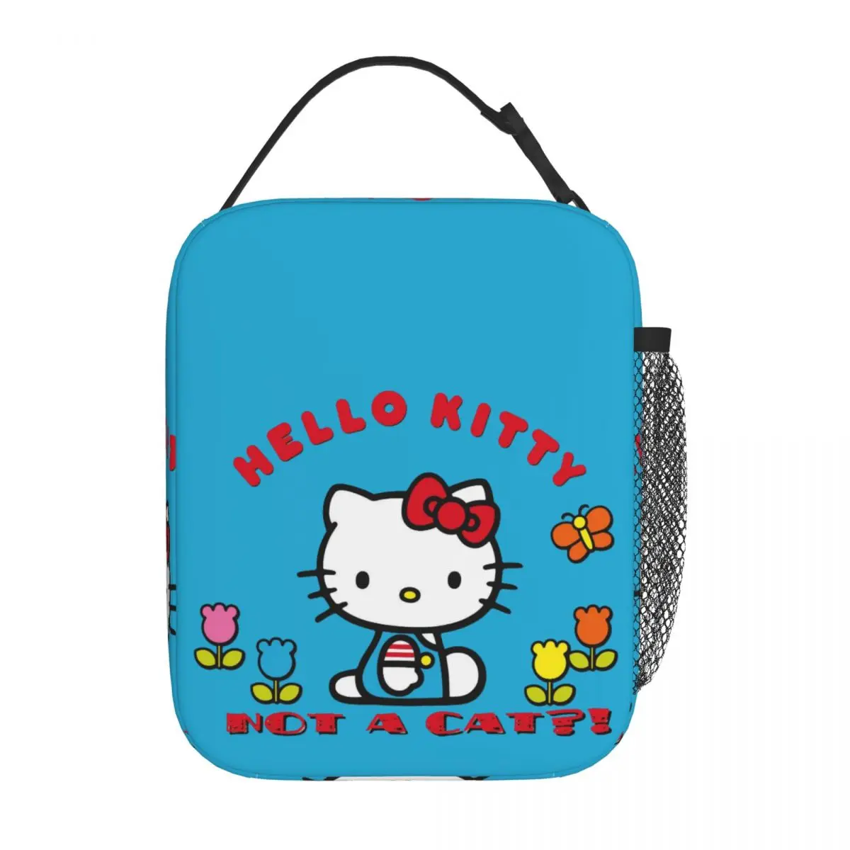 Custom Hello Kitty Insulated Lunch Bag for Work School Food Waterproof Thermal Cooler Bento Box Women Kids