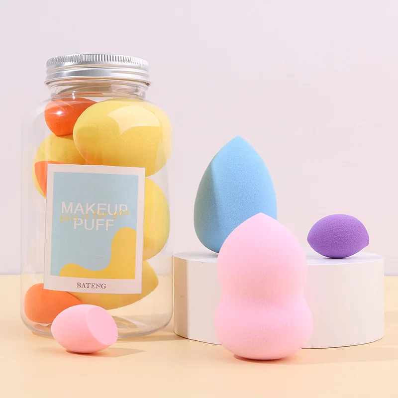 Wet and Dry Cosmetic Egg Irregular Puff Drift Bottle Suit Makeup Makeup Egg Non-Latex Sponge