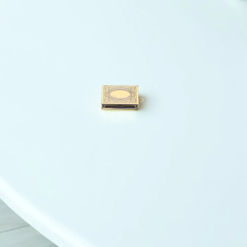 

Набор из 3-х винтажных кулонов-медальонов в форме книги для фото, открывающиеся, для женщин, для самостоятельного создания украшений