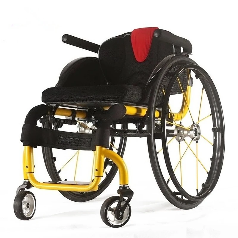 Outdoor activities Ultra-light disabled elderly light travel portable folding small trolley sports wheelchair