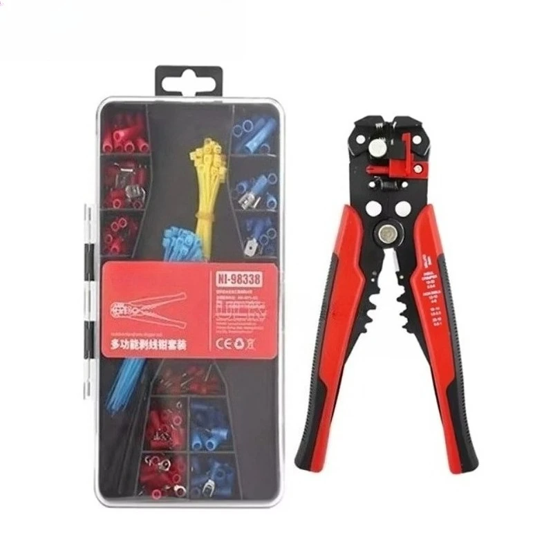 

Multifunctional Automatic Wire Stripper Set Crimper Cable Cutter Stripping Tools Crimping Pliers Terminal 0.2-6.0mm2