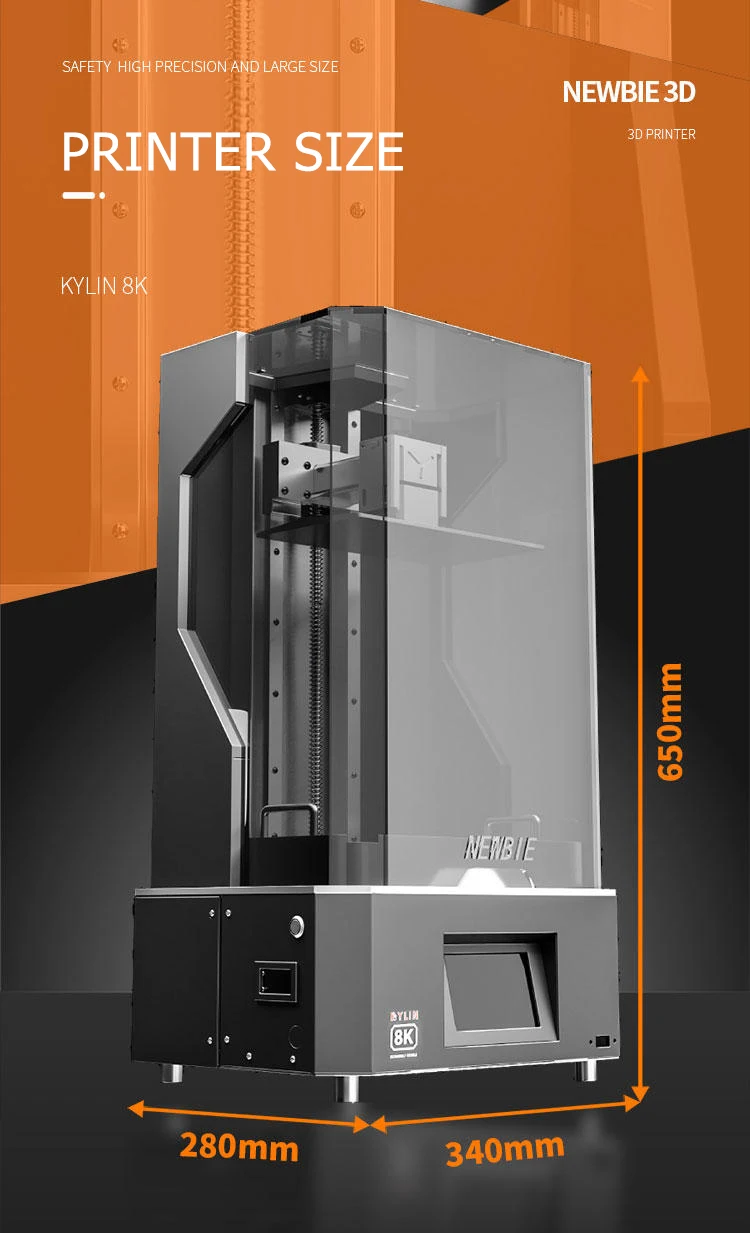 8K 10.3inch Mono LCD 3D Printer