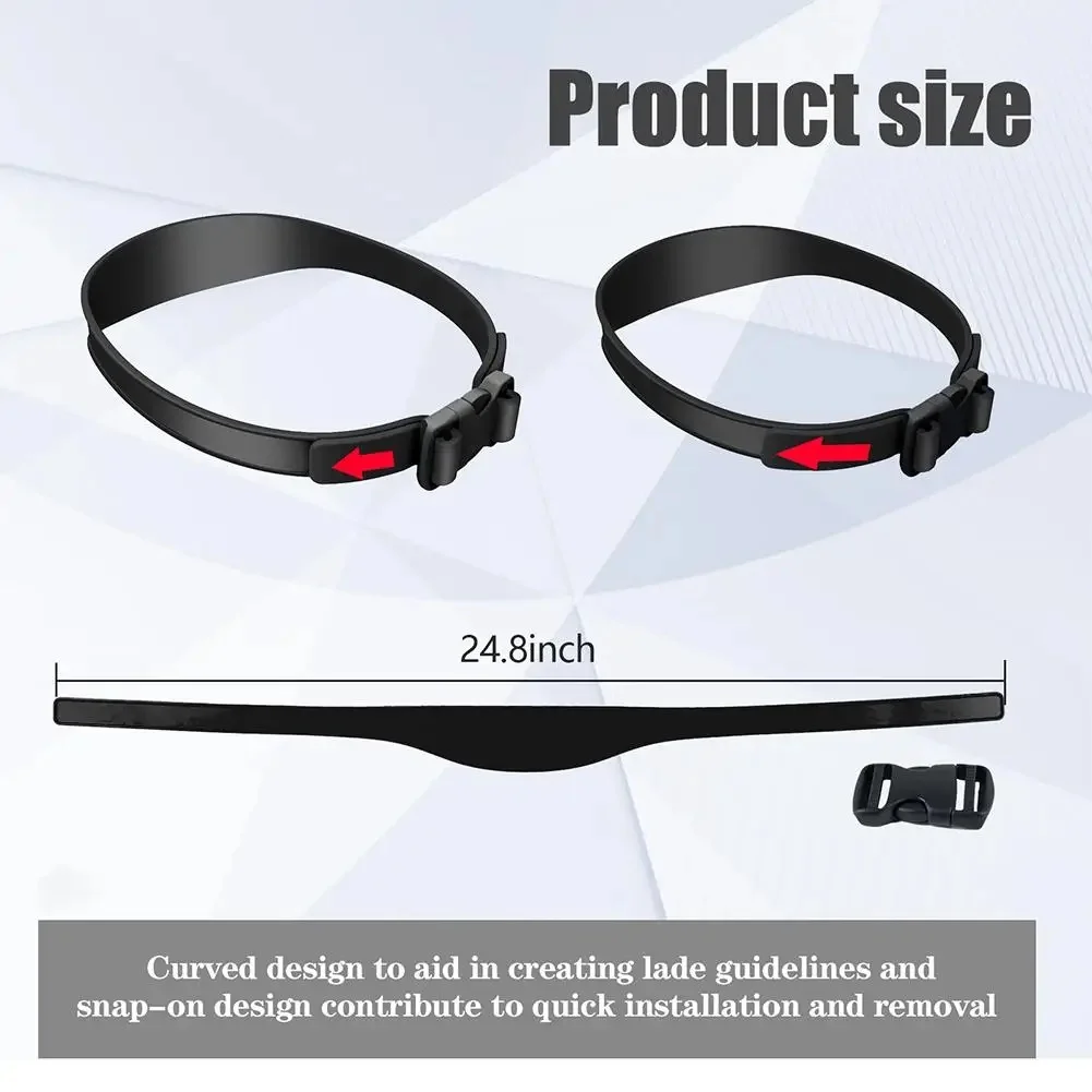 DIY Home Hair Trimming Haircuts Curved Headband Barber Fade Combs Set Hair Cutting Tool For Gradient Hairstyle Shaving Template image 4
