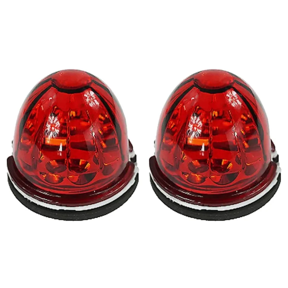 Aesthetic Upgrade Pair of Red Lens Watermelon Light Kits Complete With Long Lasting LEDs Designed For Use On Vehicles