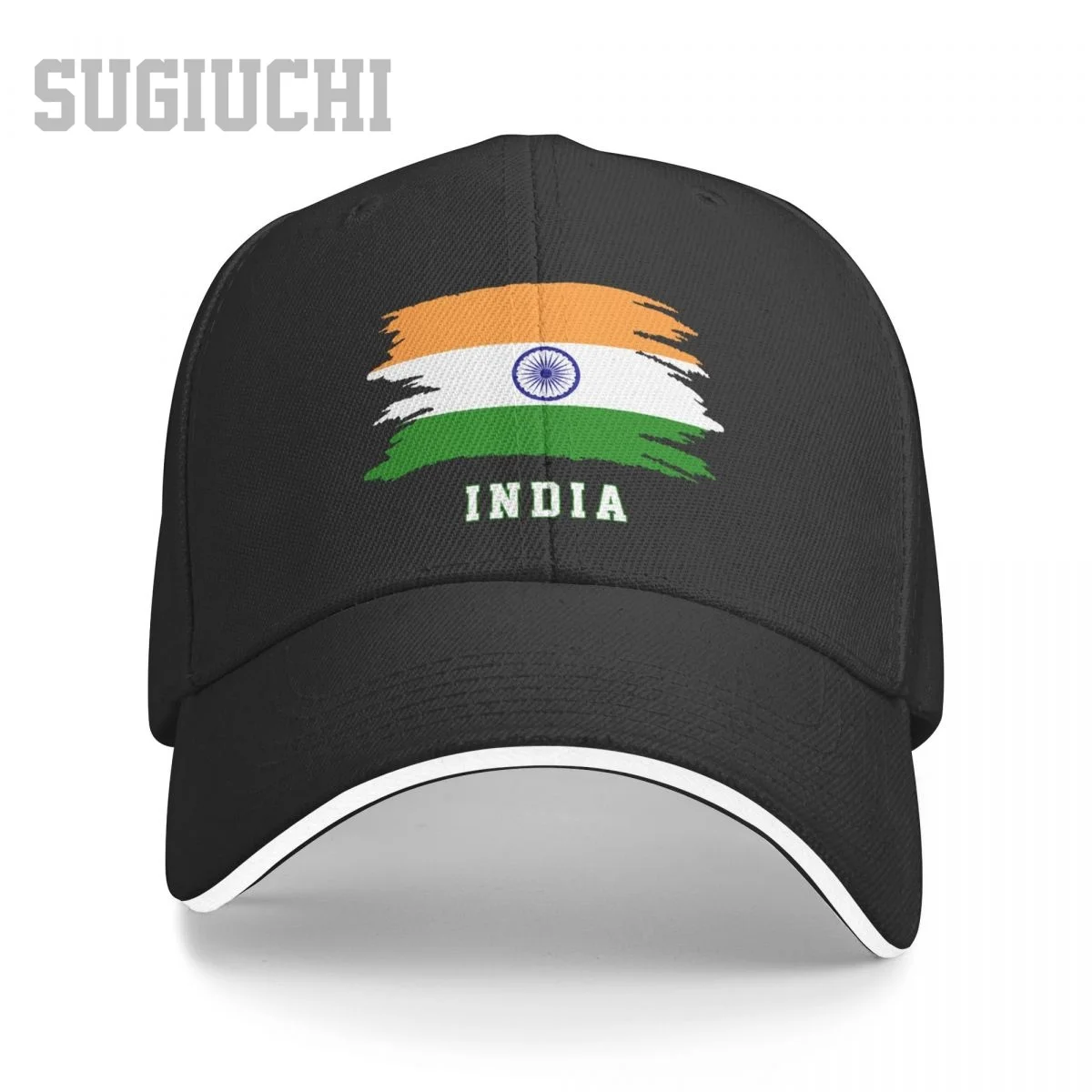 Unisex Sandwich India Flag Indian Country Baseball Cap Men Women Hip Hop Caps Snapback Golf Hat Fishing