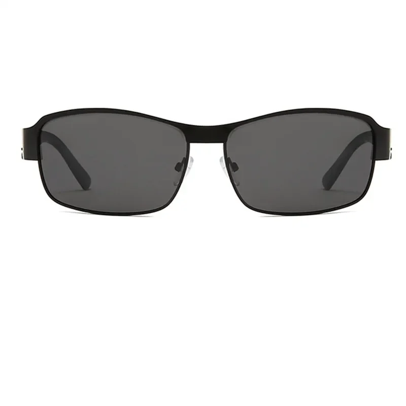 Gafas de sol polarizadas para hombre, montura de Metal, gafas de conducción ligeras para Conductor, pesca, día y noche