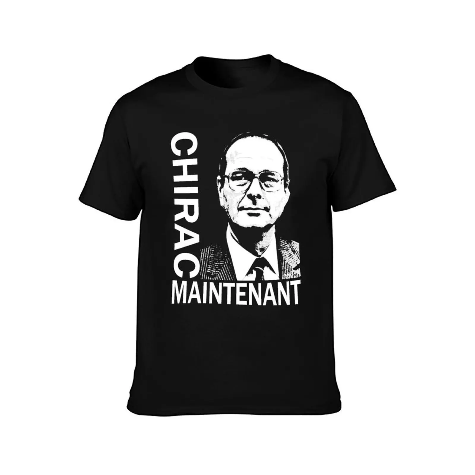 Jacques Chirac T-Shirt Holiday Casual Short Sleeve Top T-Shirt