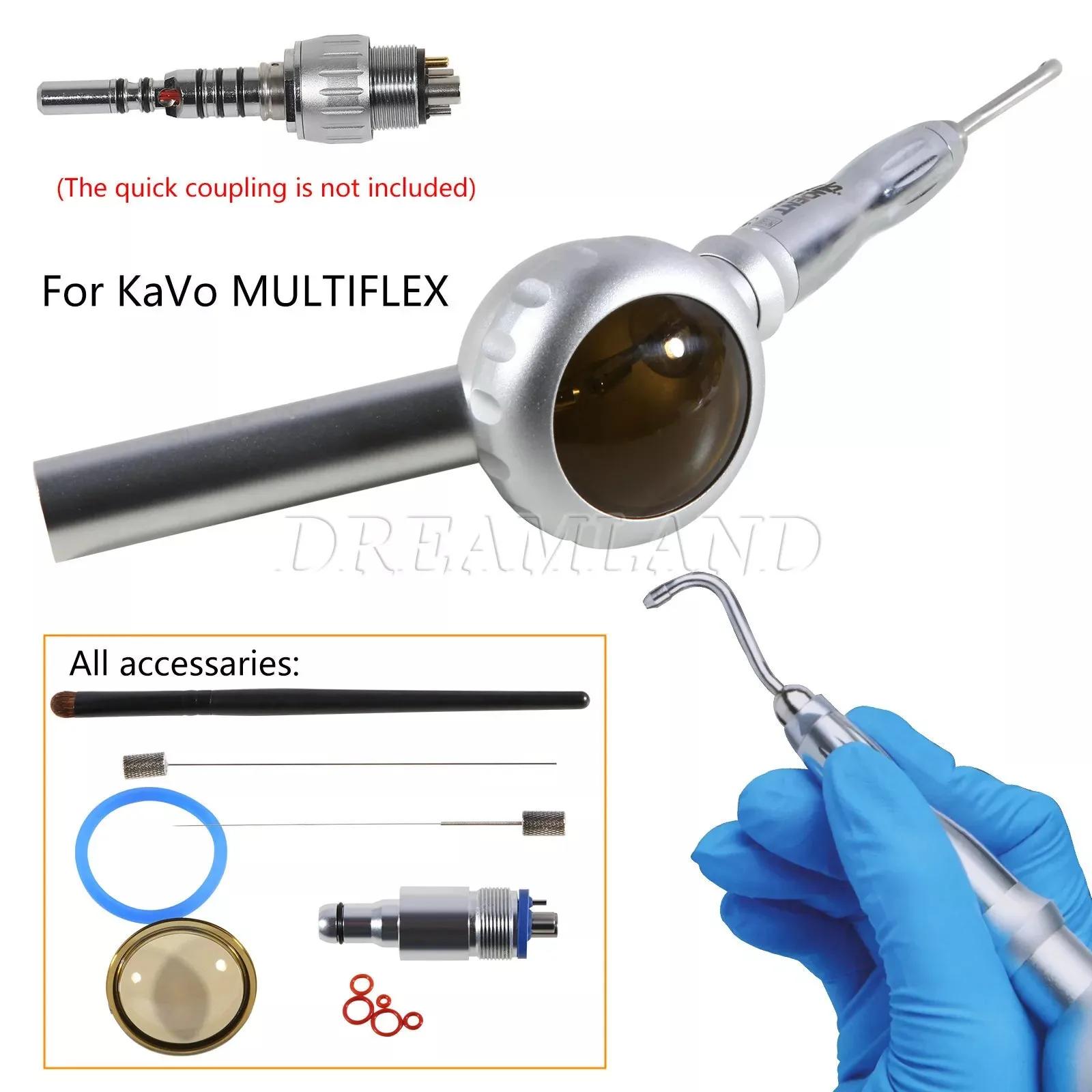 Dental Air Flow Hygiene Teeth Polishing Prophy Jet Polisher fit KaVo MULTIflex Quick Coupler 2/4/6Hole