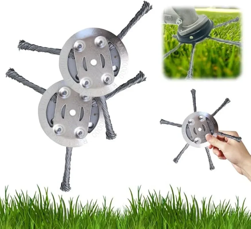 Steel Wire Lawn Mower Blade Accessories generic Trimmer Head Home Garden Tidying Weed Control ToolsWeeding Machine Grass