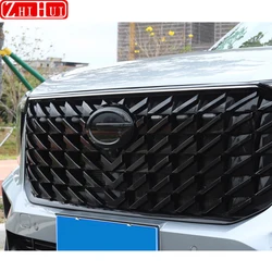 For Trumpchi GAC GS8 2nd Gen 2023 2024 Car Styling Front Rear Grille Logo Steering Wheel Stickers ABS Sticker Cover Accessories